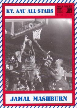 1990 Kentucky AAU Soviets - Perforated #10 Jamal Mashburn Front