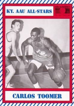 1990 Kentucky AAU Soviets - Perforated #17 Carlos Toomer Front