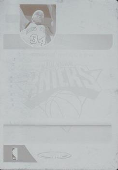 2005-06 Topps Total - Printing Plates Back Cyan #355 Eddy Curry Front