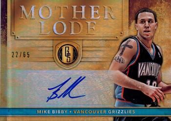 2016-17 Panini Gold Standard - Mother Lode #33 Mike Bibby Front