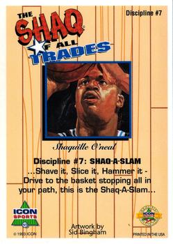 1993 Icon Sports Profiles Shaq of all Trades #7 Shaquille O'Neal Back