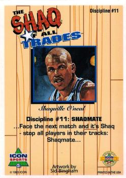 1993 Icon Sports Profiles Shaq of all Trades #11 Shaquille O'Neal Back