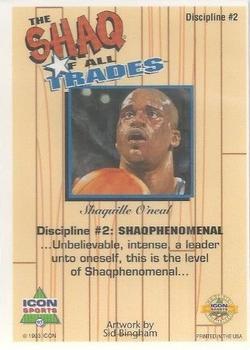 1993 Icon Sports Profiles Shaq of all Trades - Silver #2 Shaquille O'Neal Back