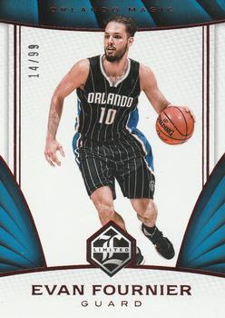 2016-17 Panini Limited - Red Spotlight #29 Evan Fournier Front