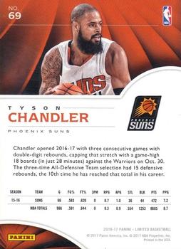 2016-17 Panini Limited - Silver Spotlight #69 Tyson Chandler Back