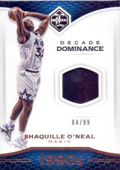 2016-17 Panini Limited - Decade Dominance Materials #5 Shaquille O'Neal Front