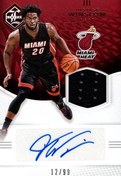 2016-17 Panini Limited - Limited Jersey Signatures #LJS-JW Justise Winslow Front
