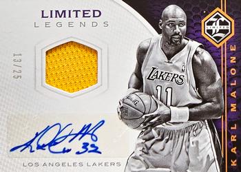 2016-17 Panini Limited - Limited Legends Jersey Autographs #LLJ-KM Karl Malone Front