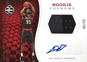 2016-17 Panini Limited - Rookie Phenoms Jersey Autographs #RPJ-DY DeAndre' Bembry Front