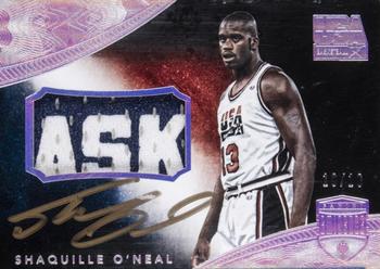 2014-15 Panini Eminence - USA Patch Autographs Silver #USA-SO Shaquille O'Neal Front