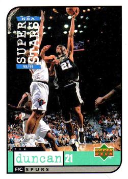 1998-99 Upper Deck Mattel NBA Super Stars Cards #NNO Tim Duncan Front