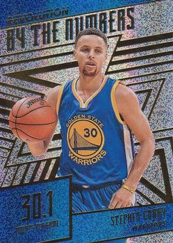 2016-17 Panini Revolution - By the Numbers #1 Stephen Curry Front