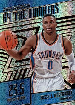 2016-17 Panini Revolution - By the Numbers #8 Russell Westbrook Front
