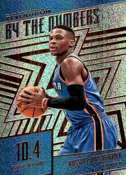 2016-17 Panini Revolution - By the Numbers #12 Russell Westbrook Front