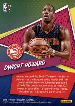 2016-17 Panini Revolution - By the Numbers #18 Dwight Howard Back