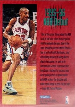 1995-96 SkyBox Expansion Debut #NNO Vancouver Grizzlies Back