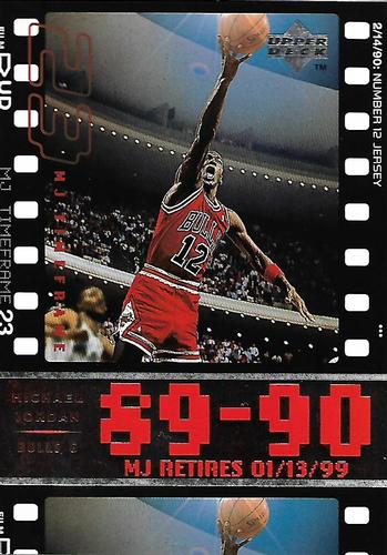 1999 Upper Deck Michael Jordan Retirement Set #6 Michael Jordan Front
