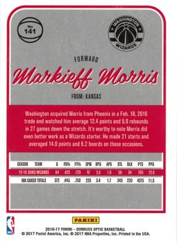 2016-17 Donruss Optic #141 Markieff Morris Back