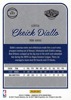 2016-17 Donruss Optic #177 Cheick Diallo Back