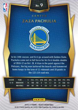 2016-17 Panini Select #9 Zaza Pachulia Back