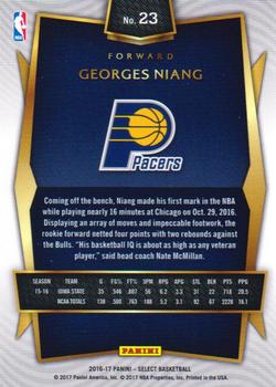 2016-17 Panini Select #23 Georges Niang Back