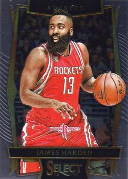 2016-17 Panini Select #54 James Harden Front