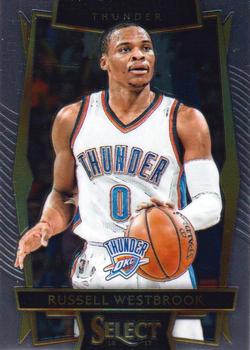 2016-17 Panini Select #58 Russell Westbrook Front