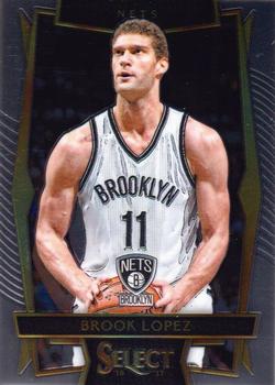 2016-17 Panini Select #71 Brook Lopez Front