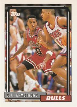 1992-93 Topps Rust-Oleum Chicago Bulls #CB-1 B.J. Armstrong Front