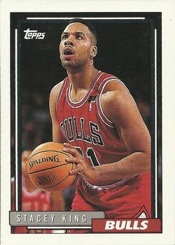 1992-93 Topps Rust-Oleum Chicago Bulls #CB-5 Stacey King Front