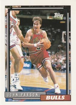 1992-93 Topps Rust-Oleum Chicago Bulls #CB-7 John Paxson Front