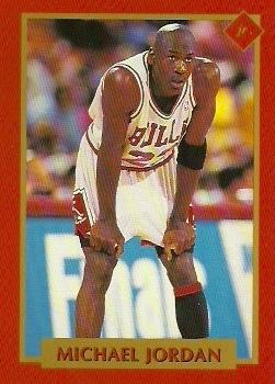 1991 Tuff Stuff Jr. Special Issue NBA Finals #4 Michael Jordan Front