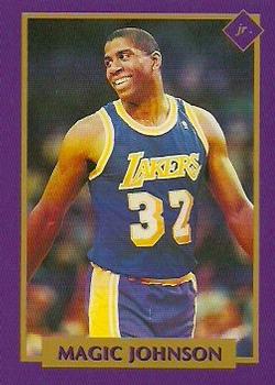 1991 Tuff Stuff Jr. Special Issue NBA Finals #11 Magic Johnson Front