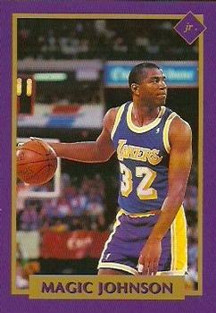 1991 Tuff Stuff Jr. Special Issue NBA Finals #12 Magic Johnson Front