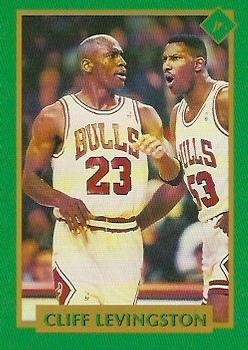 1991 Tuff Stuff Jr. Special Issue NBA Finals #23 Cliff Levingston Front