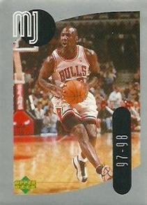 1998 Upper Deck Michael Jordan Stickers #49 Michael Jordan Front