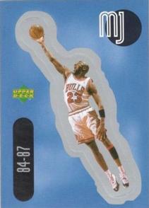 1998 Upper Deck Michael Jordan Stickers - Stick 'Ums #SU1 Michael Jordan Front