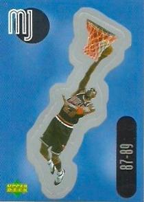 1998 Upper Deck Michael Jordan Stickers - Stick 'Ums #SU4 Michael Jordan Front