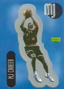 1998 Upper Deck Michael Jordan Stickers - Stick 'Ums #SU25 Michael Jordan Front
