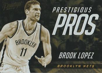 2016-17 Panini Prestige - Prestigious Pros #3 Brook Lopez Front