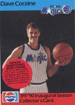 1989-90 Pepsi Orlando Magic #NNO Dave Corzine Front