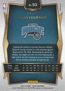 2016-17 Panini Select - Silver Prizms #53 Evan Fournier Back