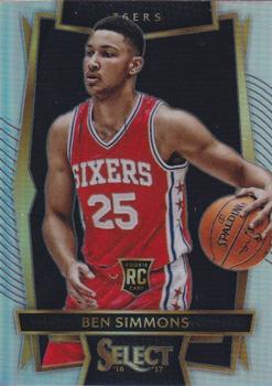 2016-17 Panini Select - Silver Prizms #60 Ben Simmons Front