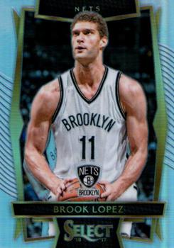 2016-17 Panini Select - Silver Prizms #71 Brook Lopez Front