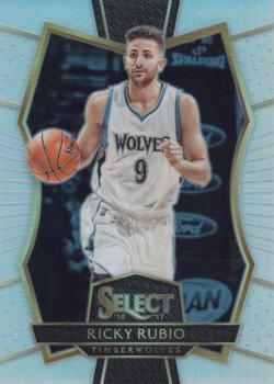 2016-17 Panini Select - Silver Prizms #178 Ricky Rubio Front