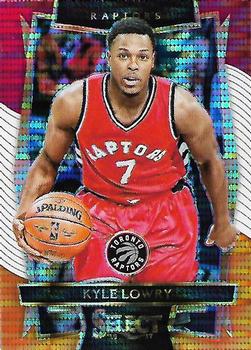 2016-17 Panini Select - Tri-Color Prizms #5 Kyle Lowry Front