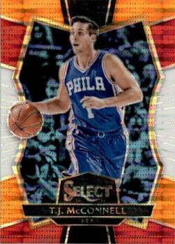 2016-17 Panini Select - Tri-Color Prizms #151 T.J. McConnell Front