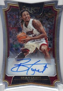 2016-17 Panini Select - Die Cut Autographs #52 Brian Grant Front