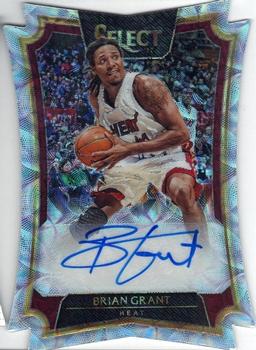 2016-17 Panini Select - Die Cut Autographs Scope #52 Brian Grant Front