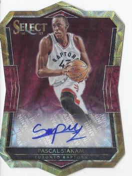 2016-17 Panini Select - Die Cut Rookie Autographs Scope #2 Pascal Siakam Front